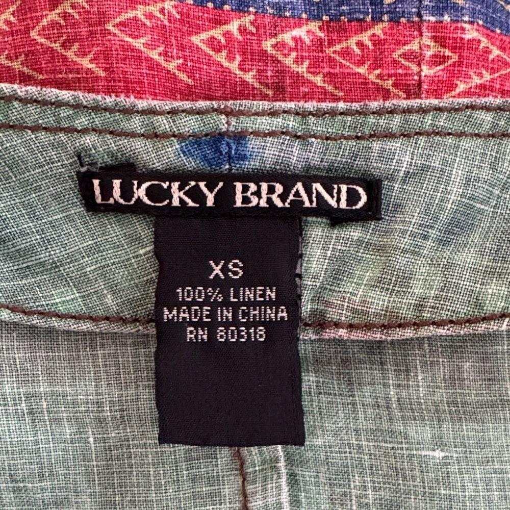Lucky Brand Multicolor Patterned Blouse - Picture 2 of 8